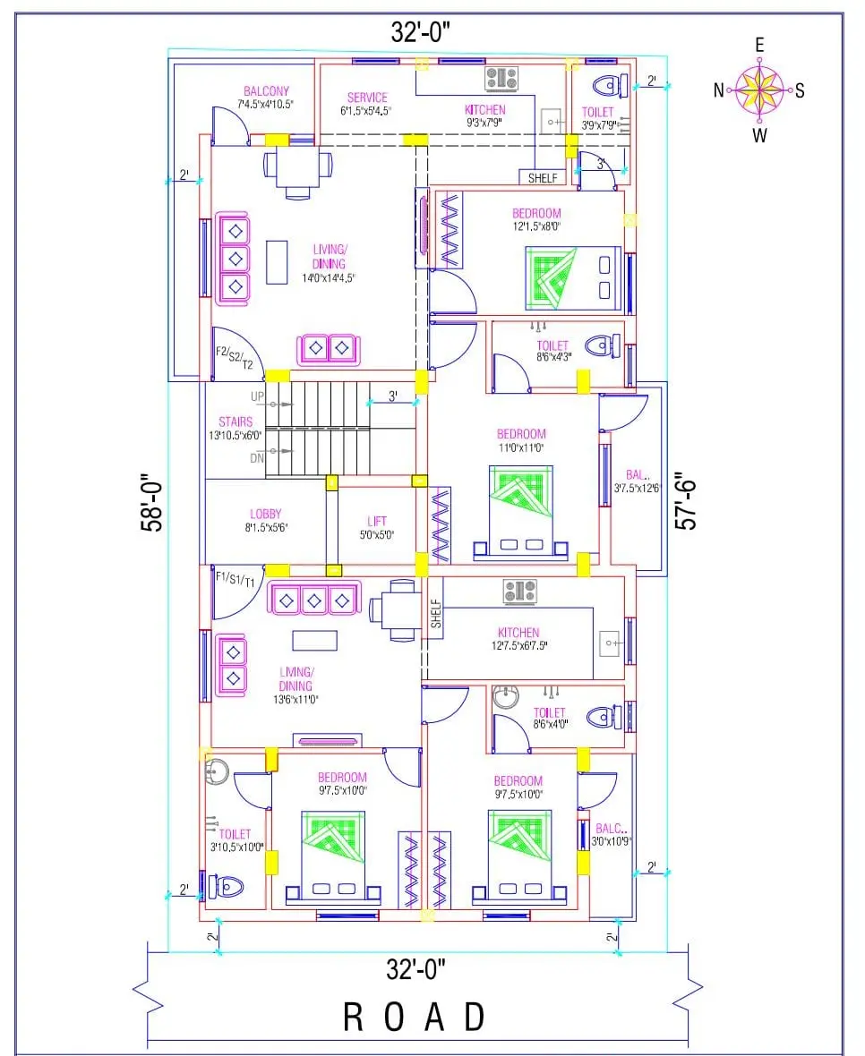 SVF Lake View Garden Floor Plan Ambattur